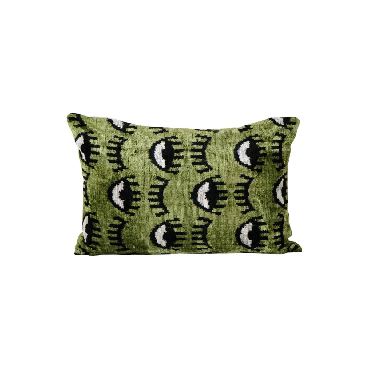 İpek Ikat Kadife Kırlent Kılıfı 40 x 60 cm