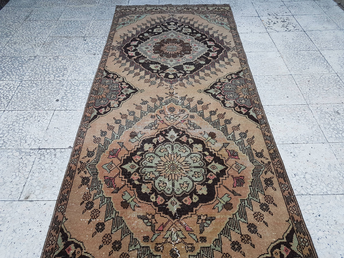 Vintage Uşak Yolluk 107 x 384 cm