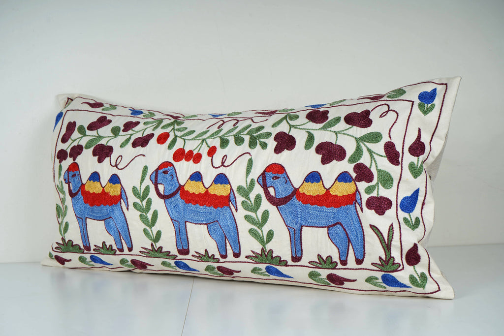 Suzani Kırlent Kılıfı 42 x 90 cm