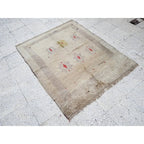 Vintage Türk Tulu Halı 115 x 143 cm