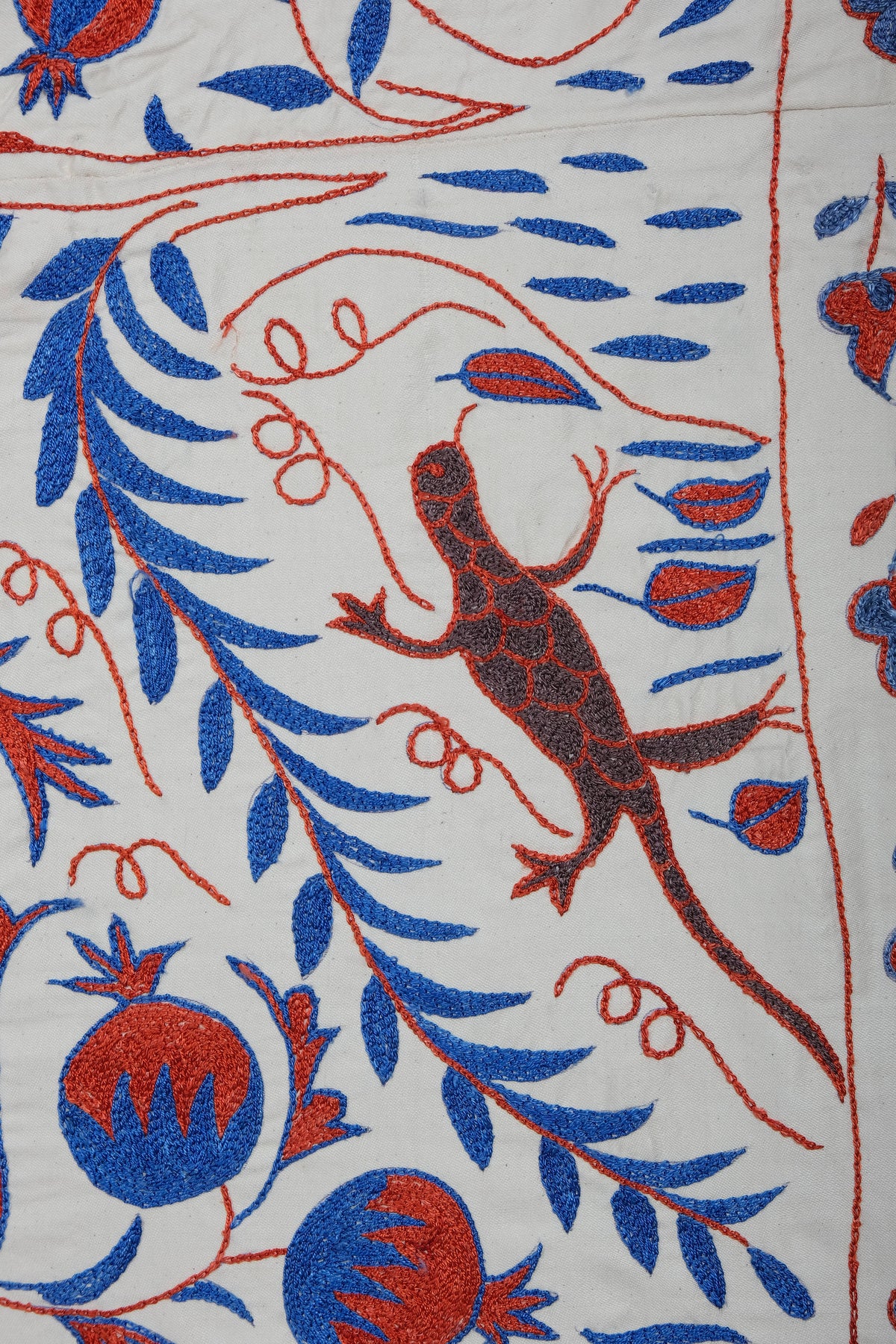 Kuş Desenli Suzani Duvar Örtüsü 109 x 186 cm