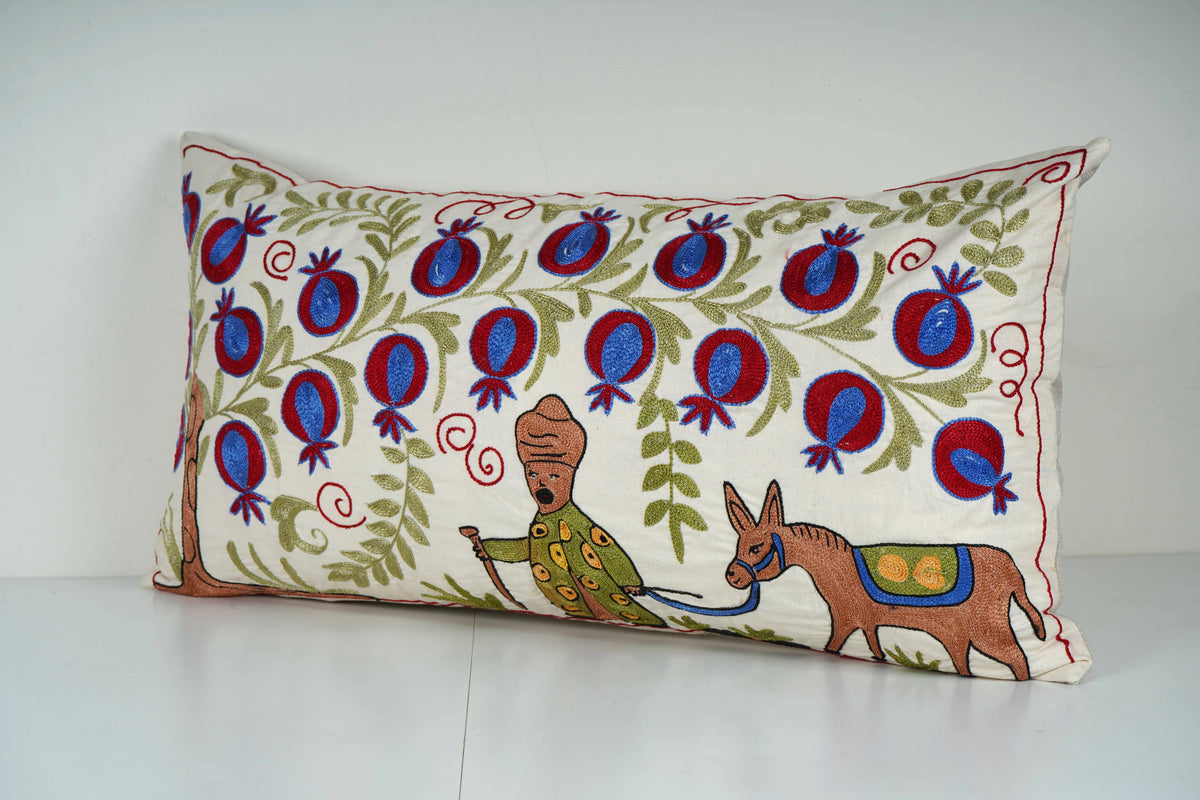 Suzani Kırlent Kılıfı 45 x 85 cm