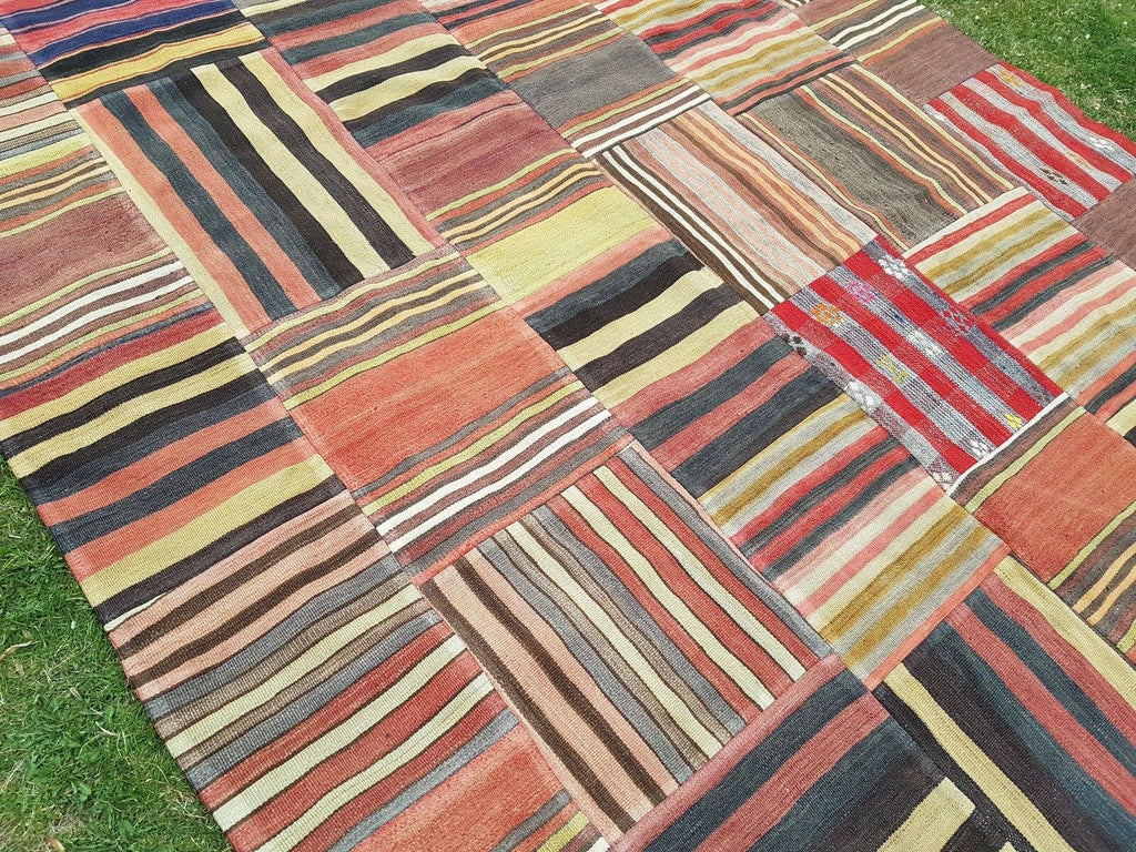 Vintage Patchwork Kilim 215 x 300 cm
