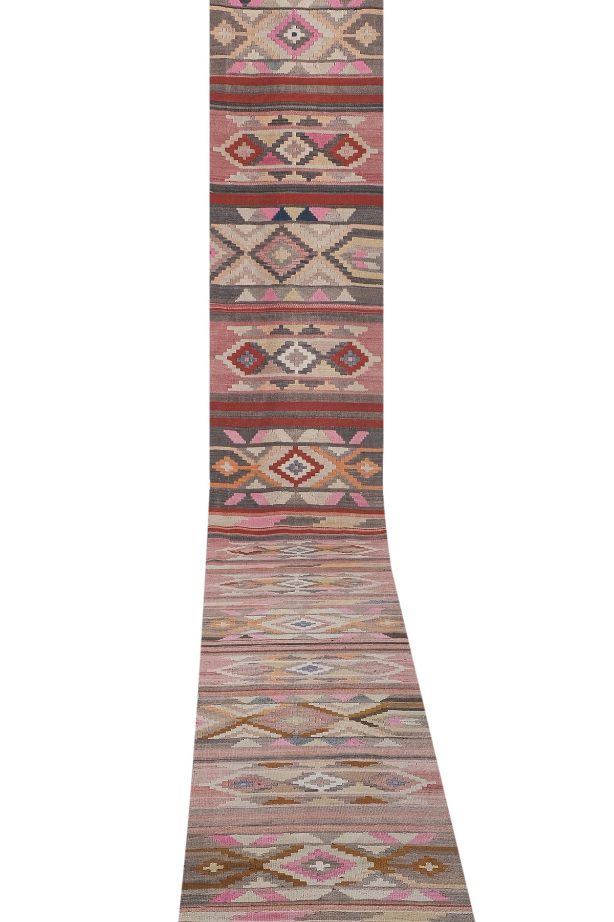 Vintage Anadolu Kilim Yolluk 77 x 667 cm