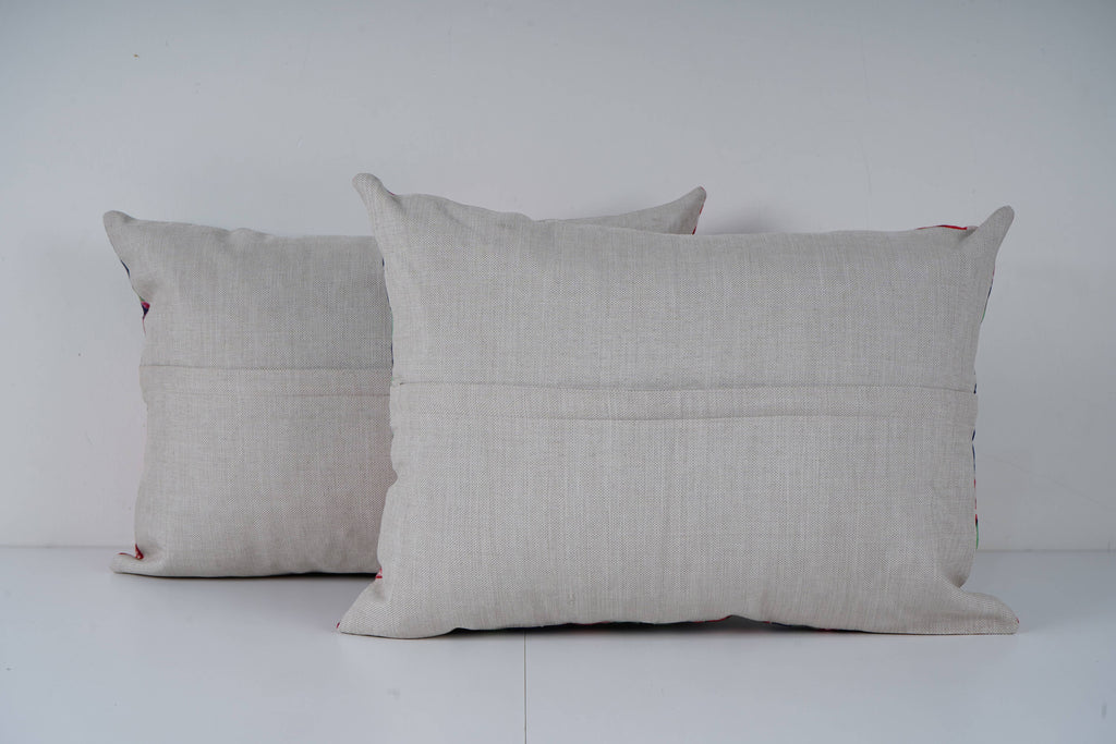 Özbek Baskılı Kırlent Kılıfı 2'li Set 40 x 55 cm