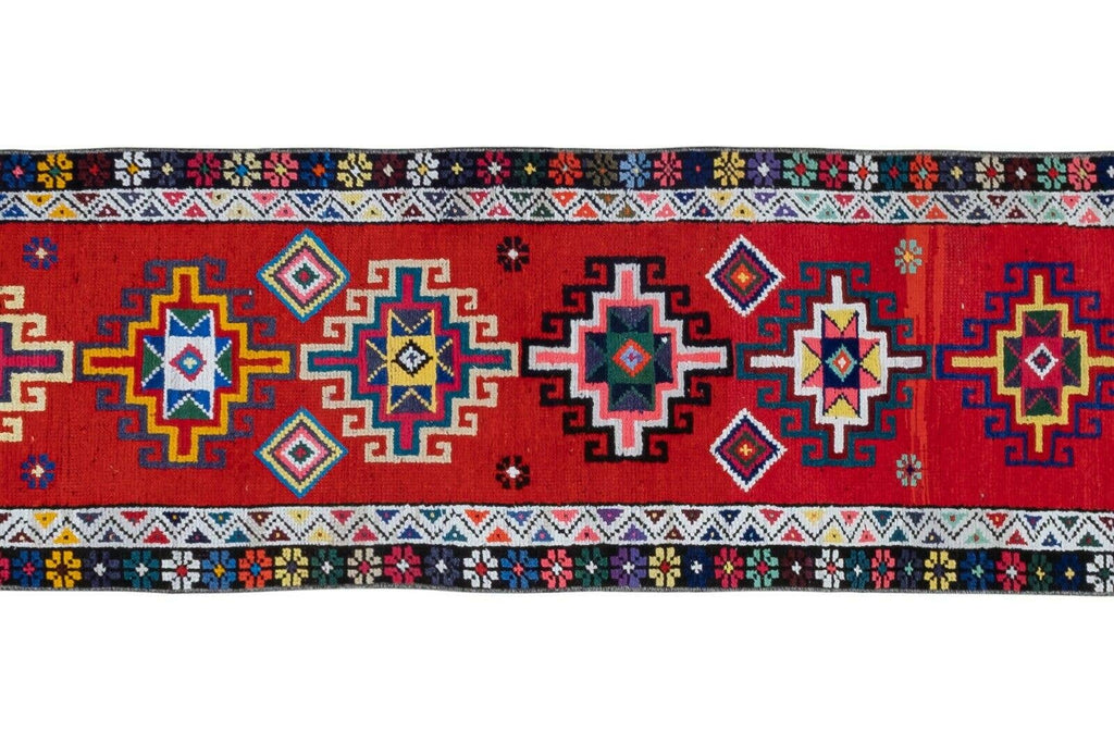 Vintage Herki Halı Yolluk 74 x 368 cm