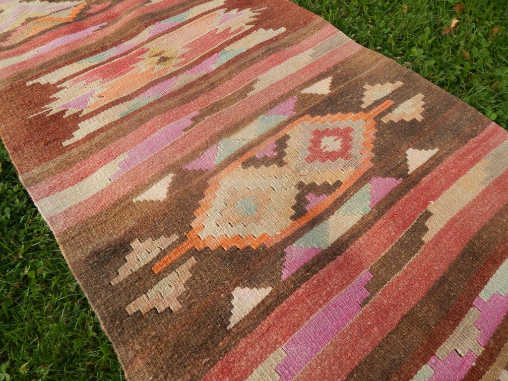 Vintage Kürt Kilim Yolluk 78 x 298 cm