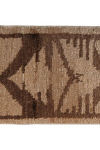 Vintage Türk Damalı Tulu Halı 72 x 142 cm