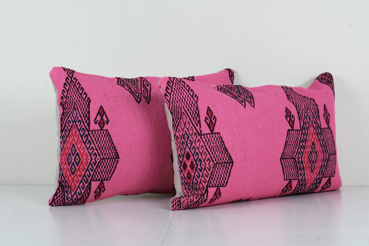 Kilim Kırlent Kılıfı 2'li Set 40 x 60 cm