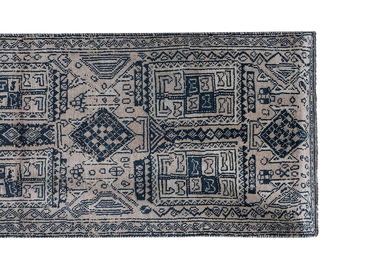 Vintage Herki Halı Yolluk 110 x 318 cm