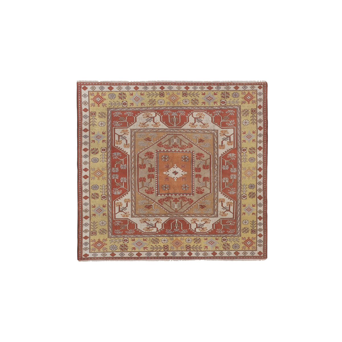 Vintage Uşak Halı 187 x 198 cm