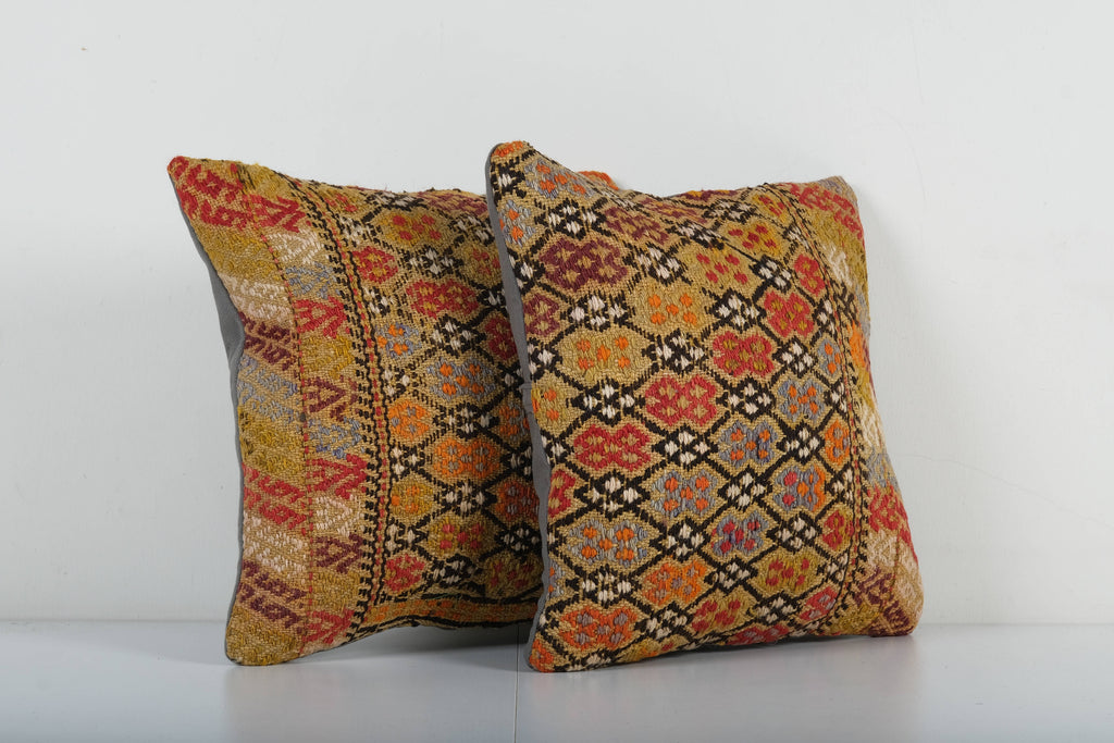 Kilim Kırlent Kılıfı 2'li Set 40 x 40 cm