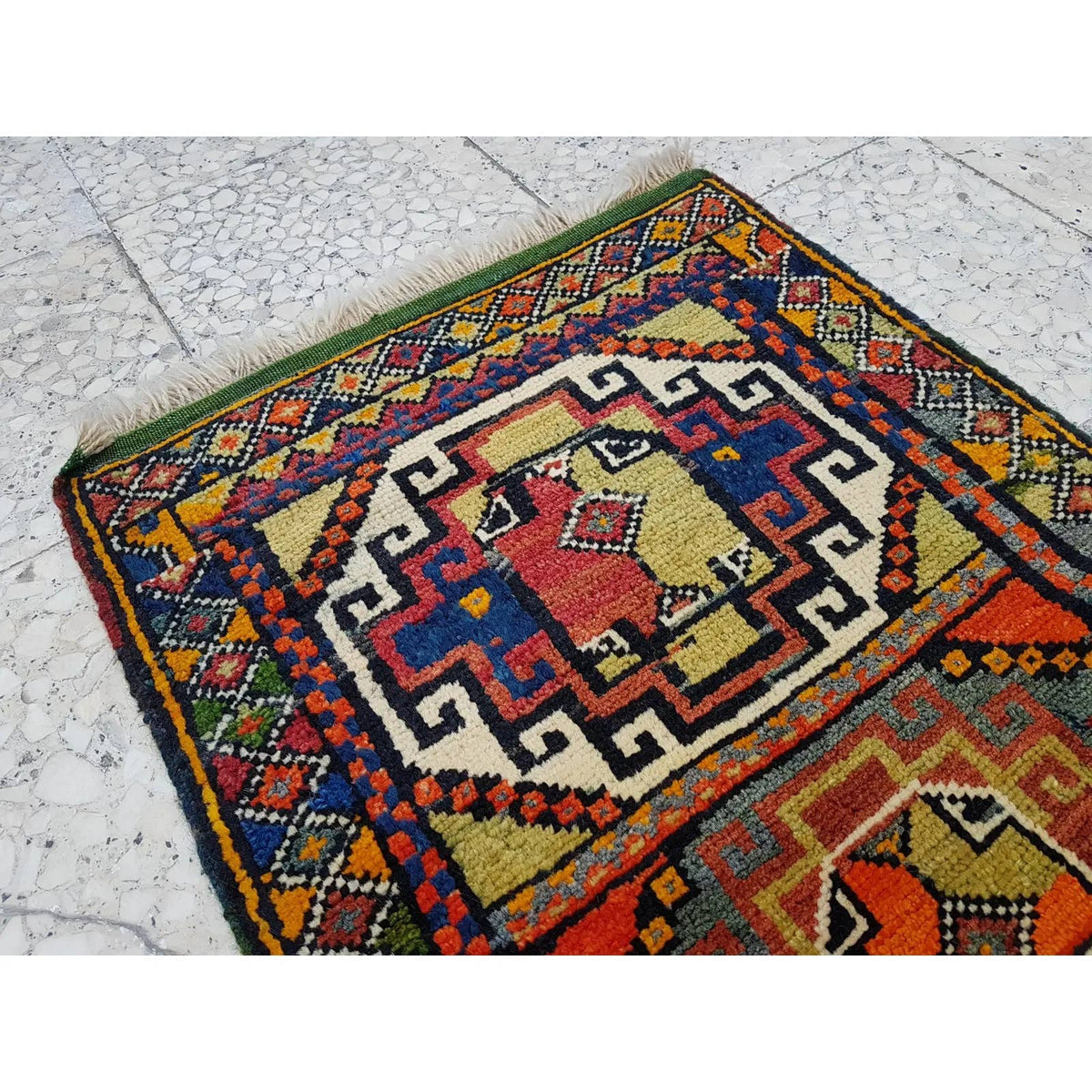 Vintage Yastık Halı 56 x 100 cm
