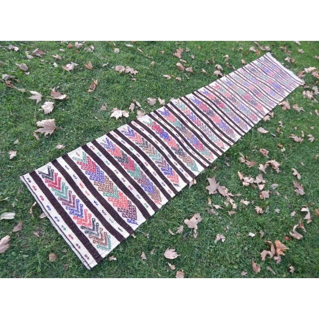 Vintage Türk Halı Yolluk 62 x 332 cm