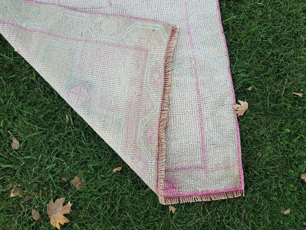 Vintage Herki Halı Yolluk 92 x 380 cm