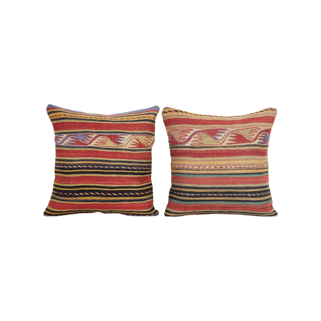 Kilim Kırlent Kılıfı 2'li Set 45 x 45 cm