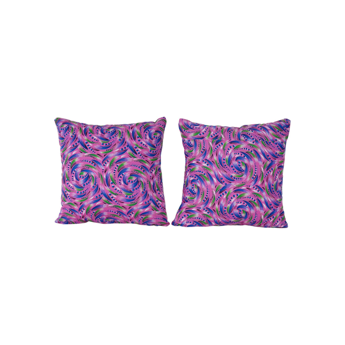 Özbek Baskılı Kırlent Kılıfı 2'li Set 40 x 40 cm