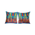 İpek Ikat Kadife Kırlent Kılıfı 51 x 51 cm