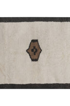 Vintage Türk Damalı Tulu Halı 142 x 213 cm