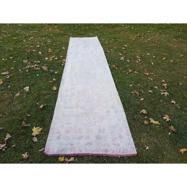 Vintage Herki Halı Yolluk 90 x 430 cm