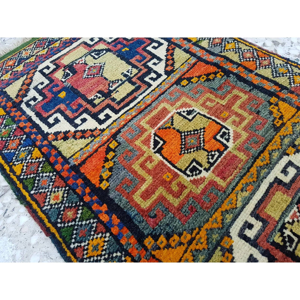 Vintage Yastık Halı 56 x 100 cm