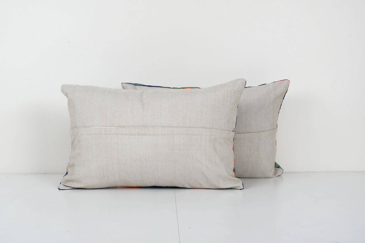 Özbek Baskılı Kırlent Kılıfı 40 x 60 cm