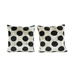İpek Ikat Kadife Kırlent Kılıfı 2'li Set 40 x 40 cm