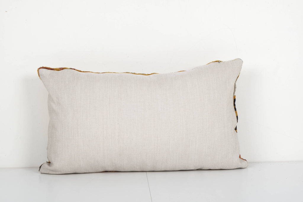 İpek Ikat Kadife Kırlent Kılıfı 37 x 63 cm
