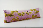 İpek Ikat Kadife Kırlent Kılıfı 40 x 120 cm
