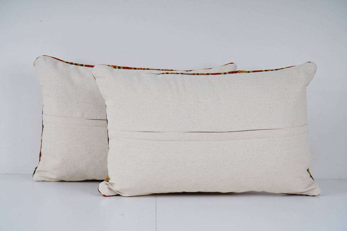 Kilim Kırlent Kılıfı 2'li Set 40 x 60 cm
