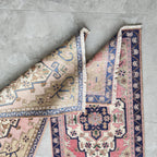 Vintage Uşak Yastık Halı 2'li Set 55 x 102 cm