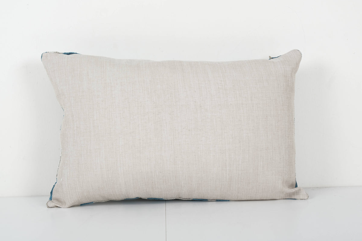 İpek Ikat Kadife Kırlent Kılıfı 2'li Set 40 x 60 cm