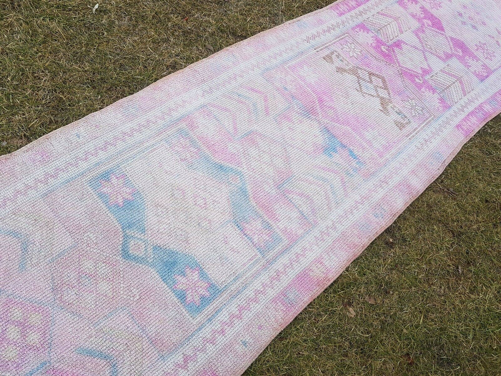 Vintage Kürt Halı Yolluk 84 x 403 cm