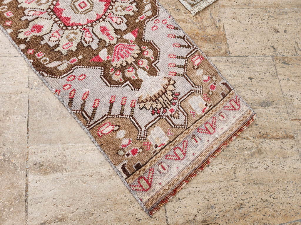 Vintage Türk Yastık Halı 2'li Set 51 x 66 cm
