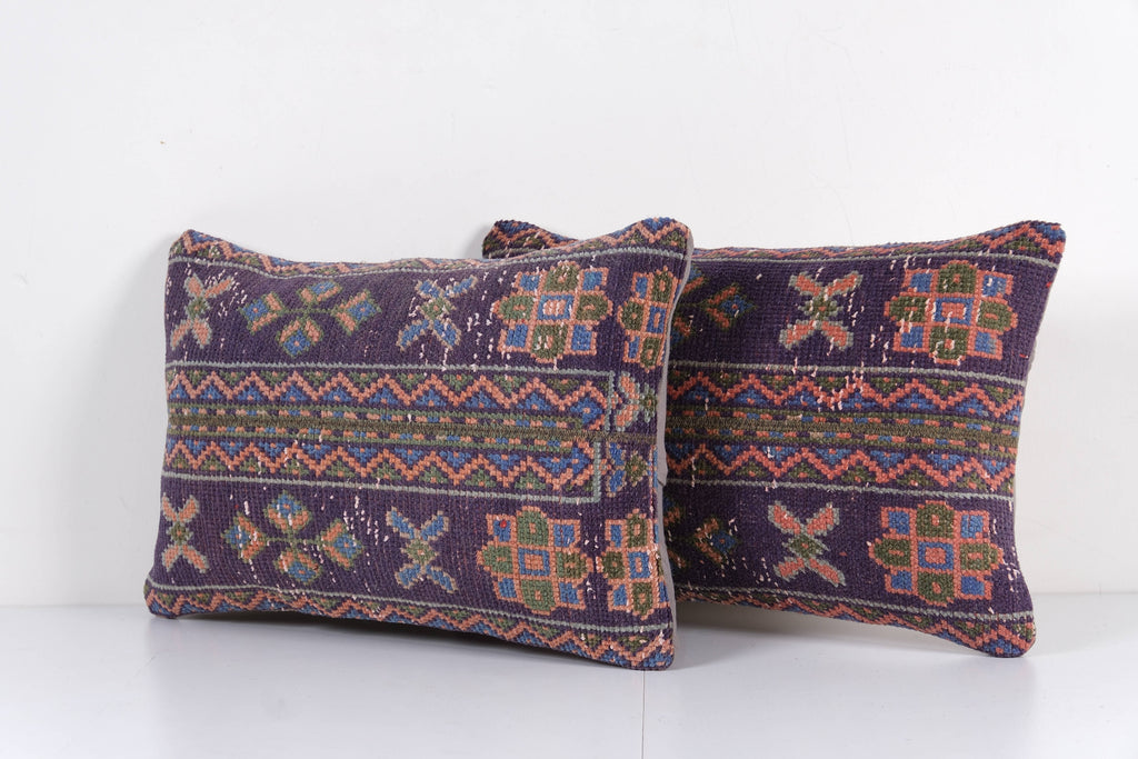 Halı Kırlent Kılıfı 2'li Set 40 x 60 cm