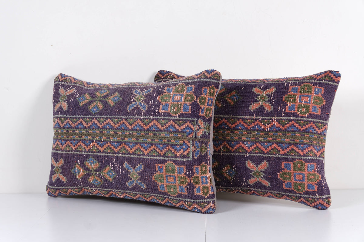 Halı Kırlent Kılıfı 2'li Set 40 x 60 cm