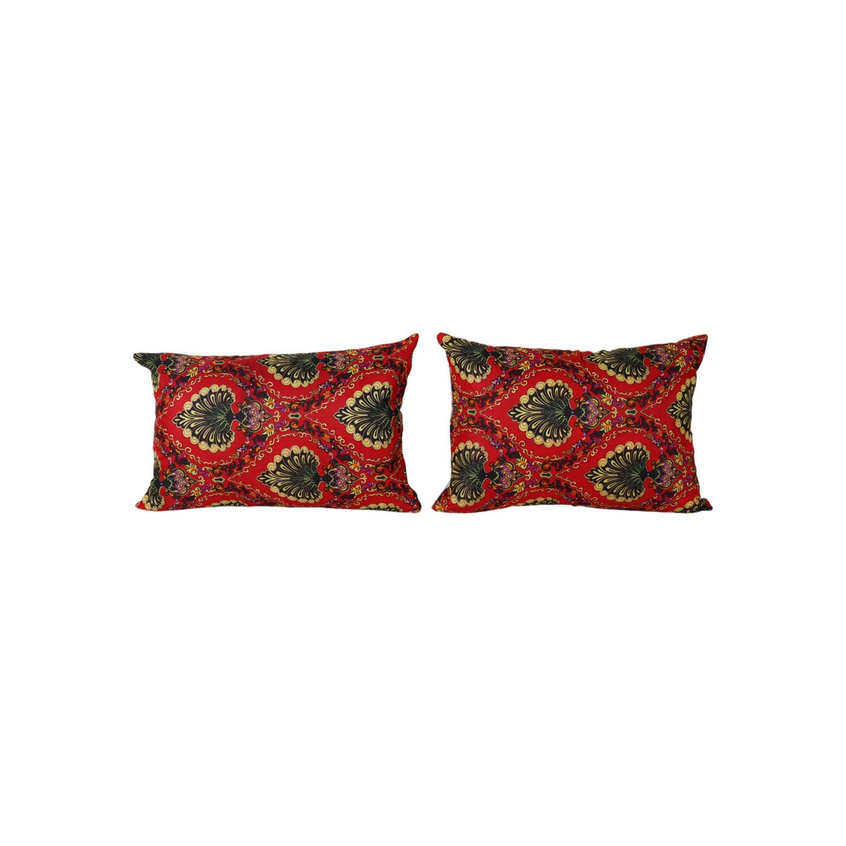 Özbek Baskılı Kırlent Kılıfı 2'li Set 40 x 55 cm
