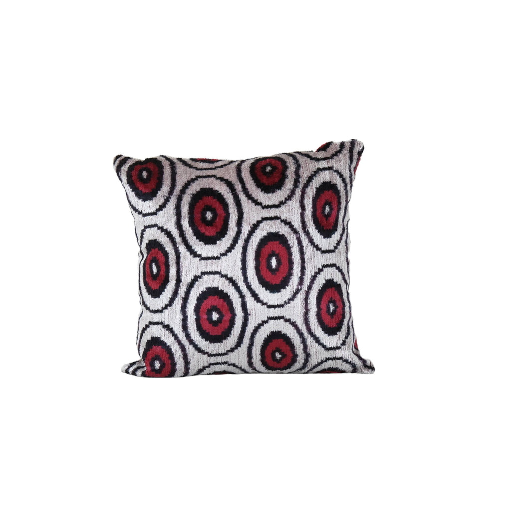 İpek Ikat Kadife Kırlent Kılıfı 46 x 46 cm