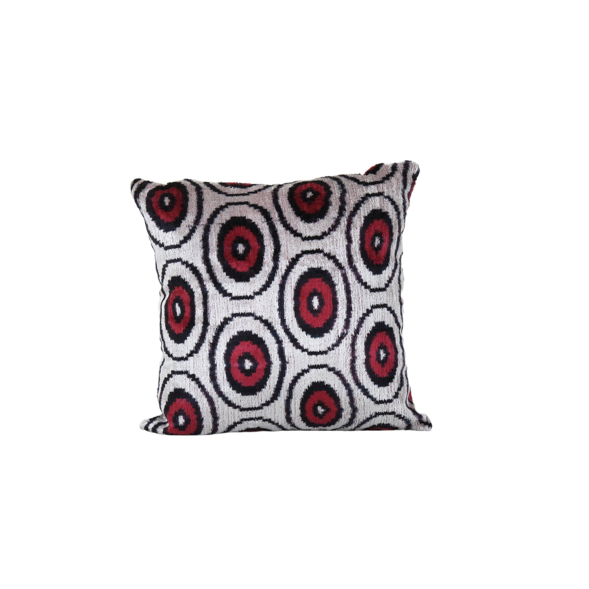 İpek Ikat Kadife Kırlent Kılıfı 46 x 46 cm