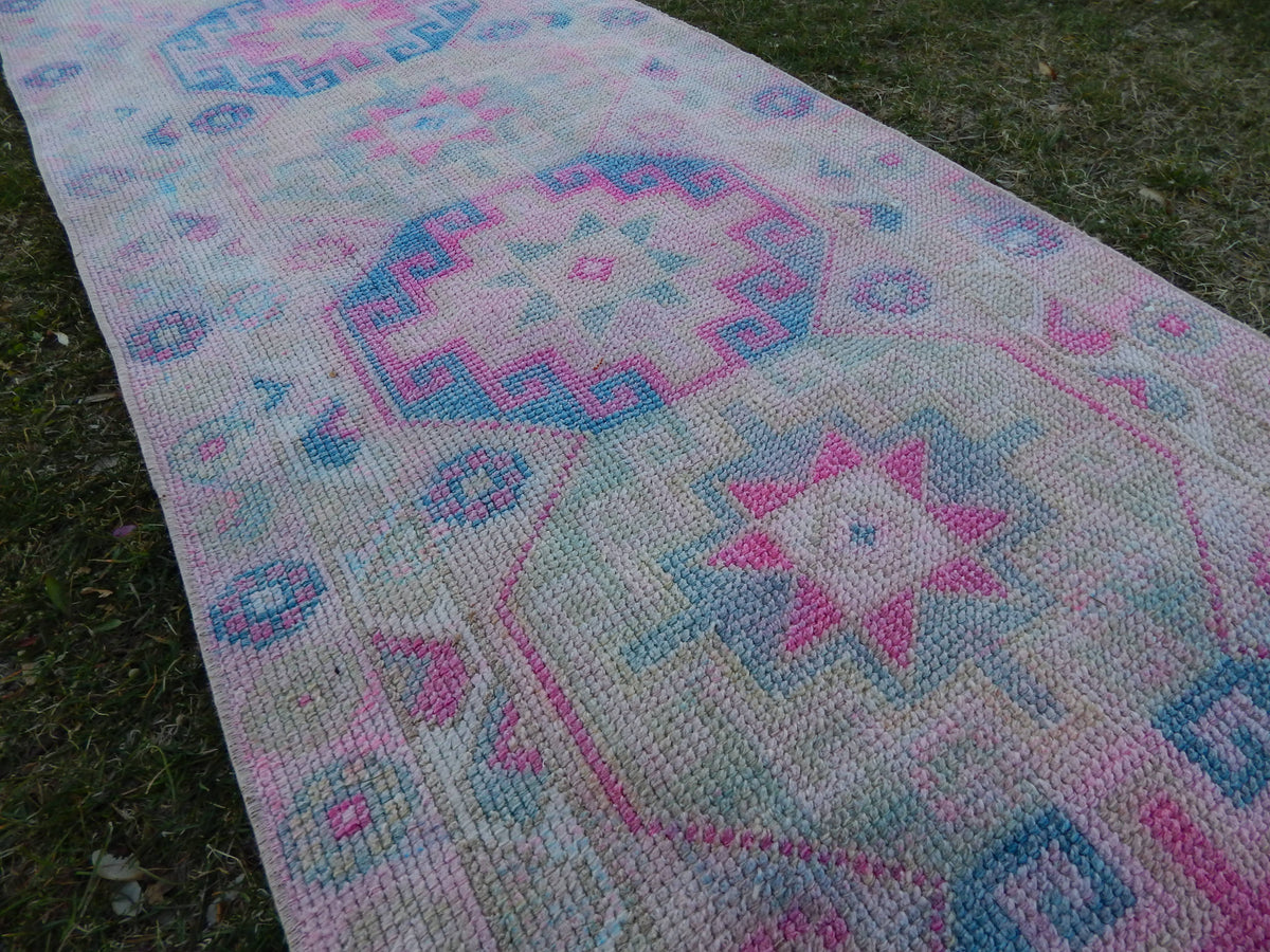 Vintage Herki Halı Yolluk 80 x 363 cm