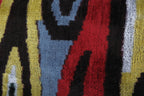 İpek Ikat Kadife Kırlent Kılıfı 3'li Set 40 x 60 cm