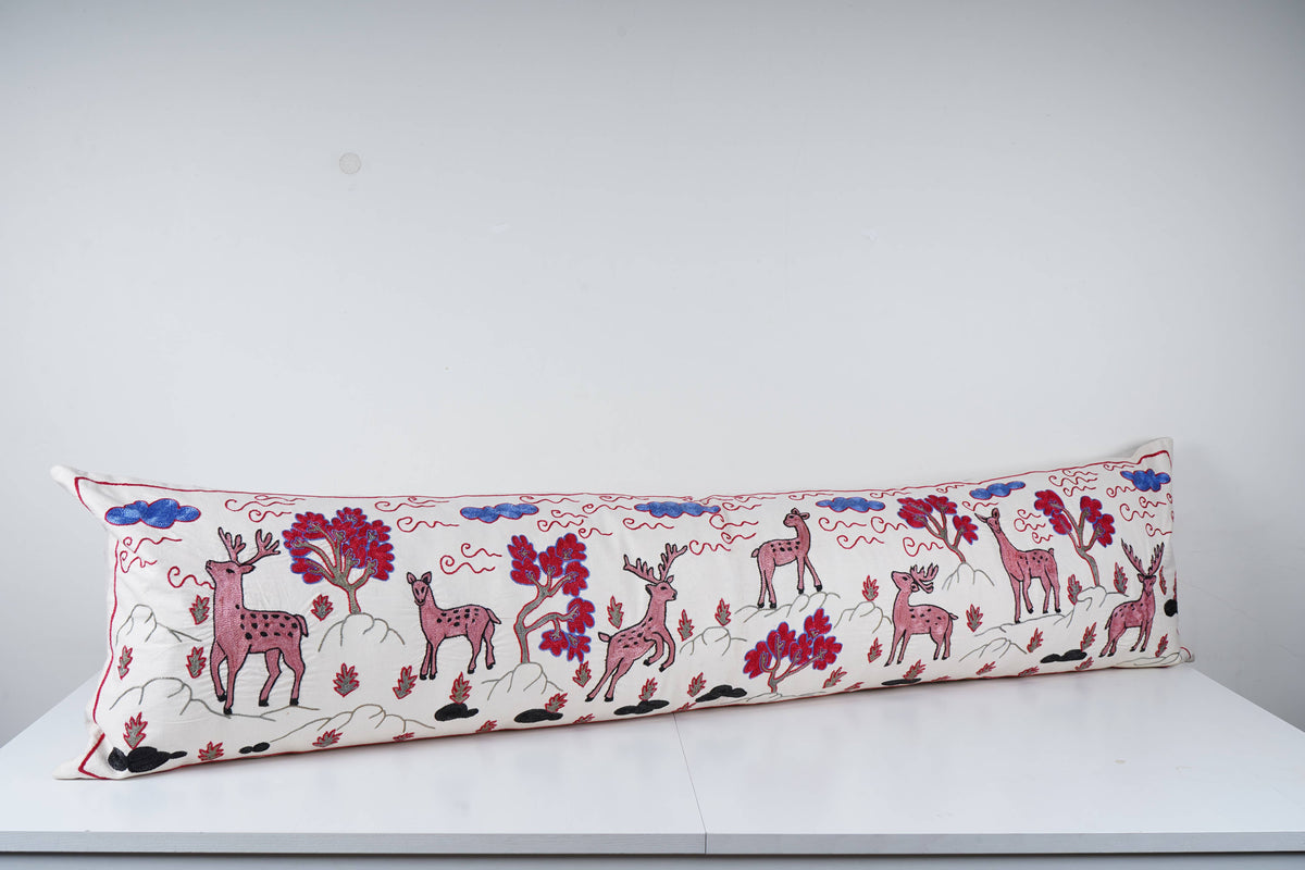 Suzani Kırlent Kılıfı 45 x 180 cm
