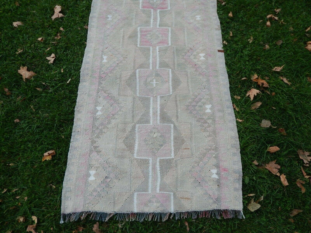 Vintage Herki Kilim Yolluk 88 x 292 cm
