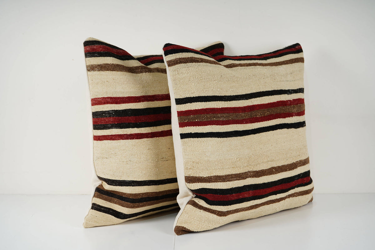 Kilim Kırlent Kılıfı 2'li Set 60 x 60 cm