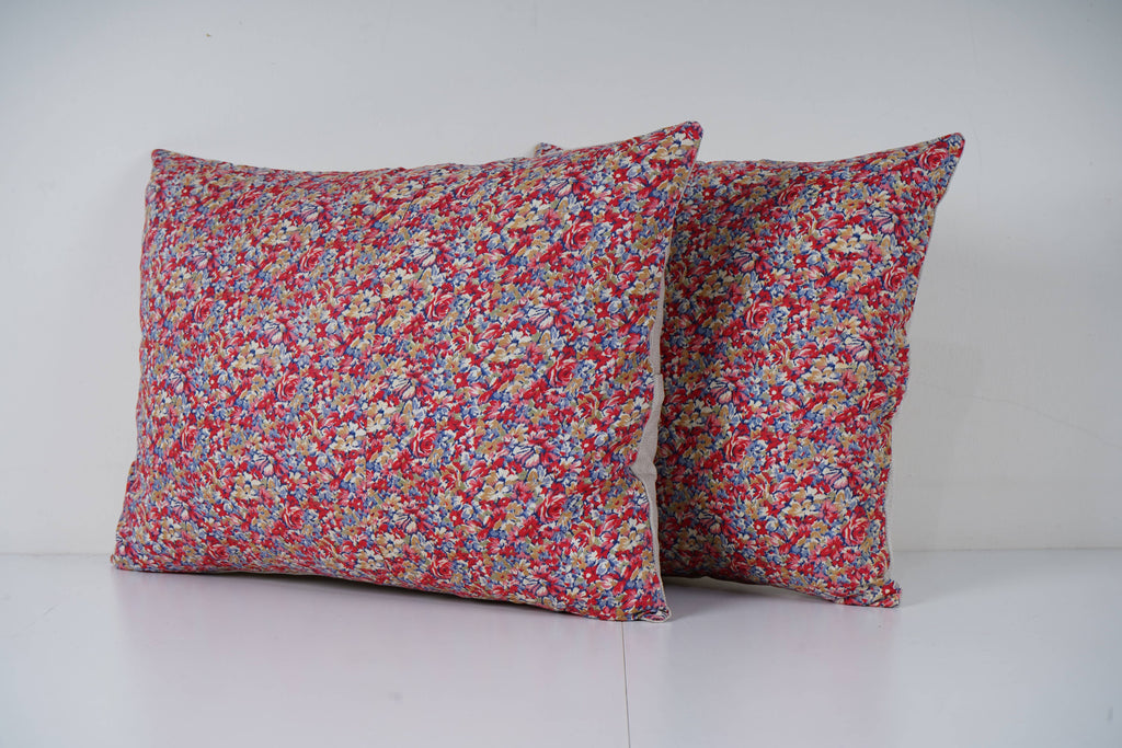 Özbek Baskılı Kırlent Kılıfı 2'li Set 42 x 57 cm