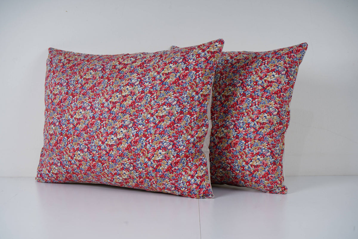 Özbek Baskılı Kırlent Kılıfı 2'li Set 42 x 57 cm