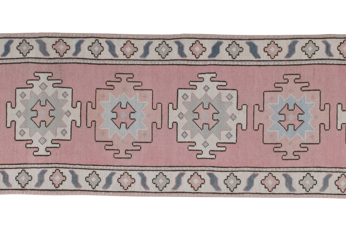 Vintage Türk Halı Yolluk 75 x 397 cm