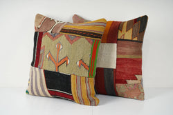 Patchwork Kırlent Kılıfı 2'li Set 50 x 50 cm