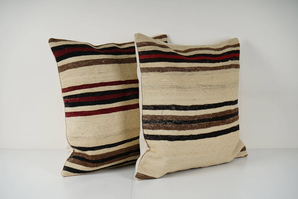 Kilim Kırlent Kılıfı 2'li Set 60 x 60 cm