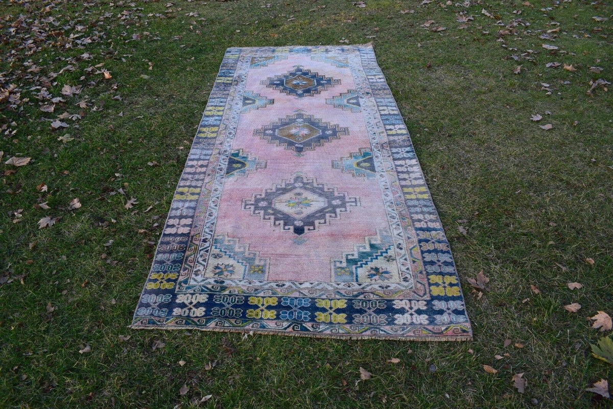 Vintage Kafkas Halı Yolluk 135 x 330 cm